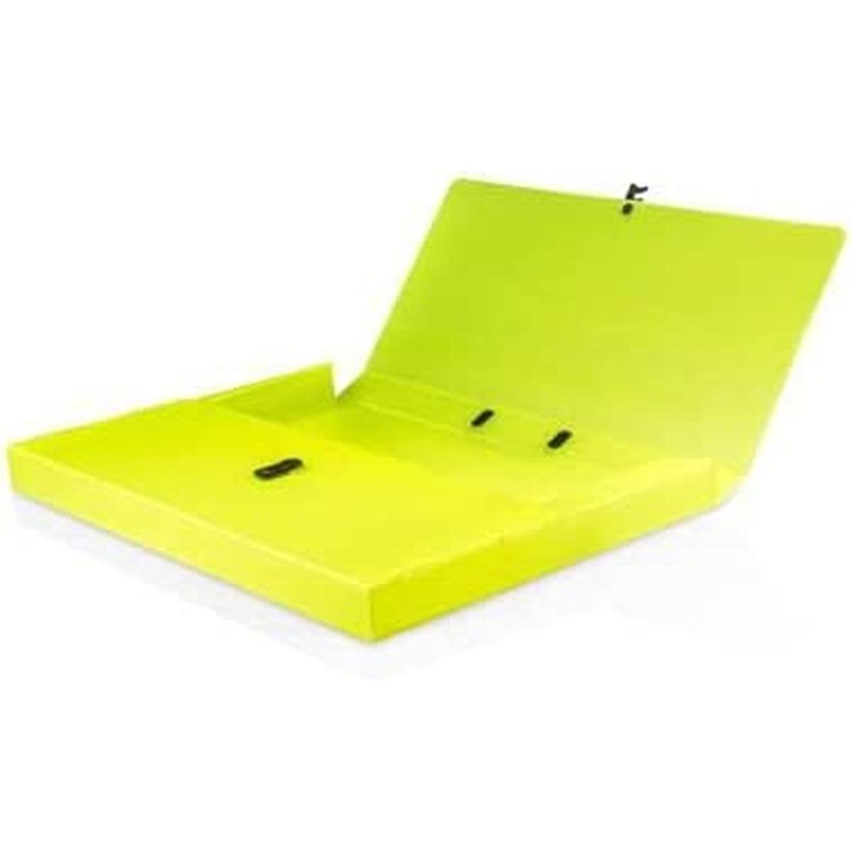 Valigetta polionda con maniglia - colori fluo - formato 27 x 38 x 8 cm