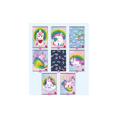 Pigna - maxi quaderno a4 unicorni - 50 ff/sh - carta 100 gr