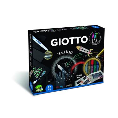 Giotto art lab - paper & colors set - giotto art lab crazy black