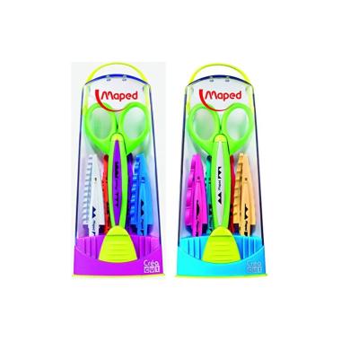 Forbici maped + 5 sets lame assortite