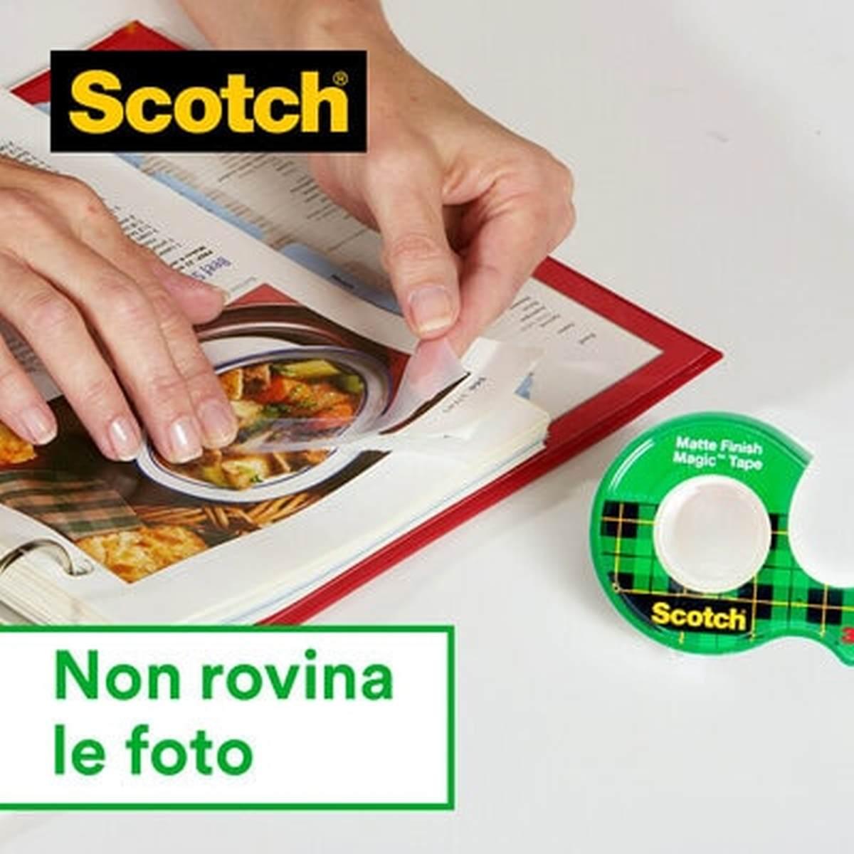 Scotch - nastro adesivo invisibile magic - rotolo da 19 mm x 33 mt