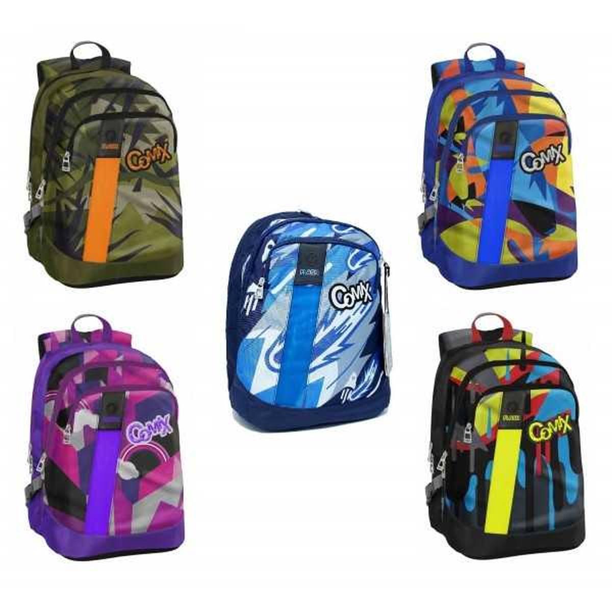 Zaino organizzato comix flash