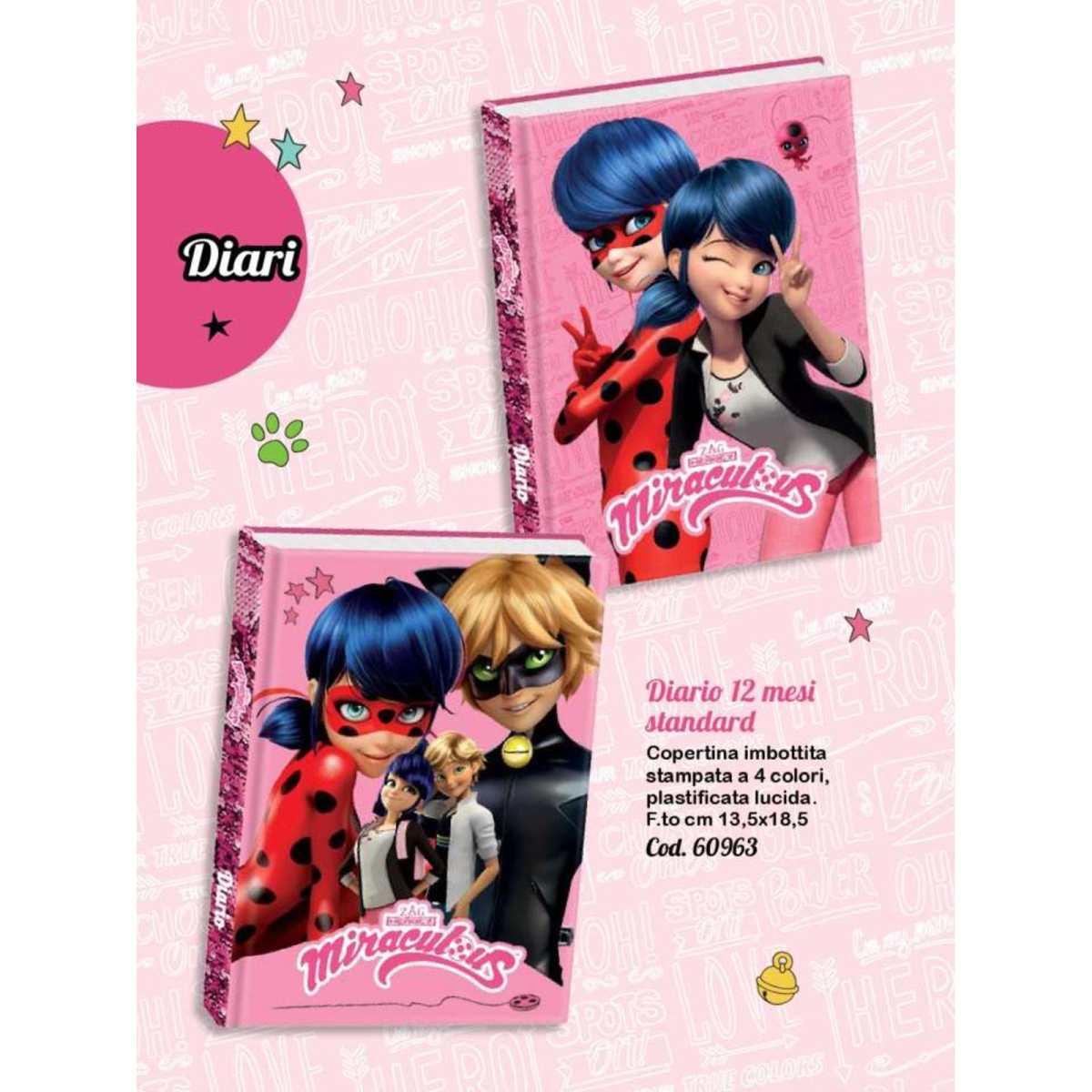Diario 12m standard miraculous