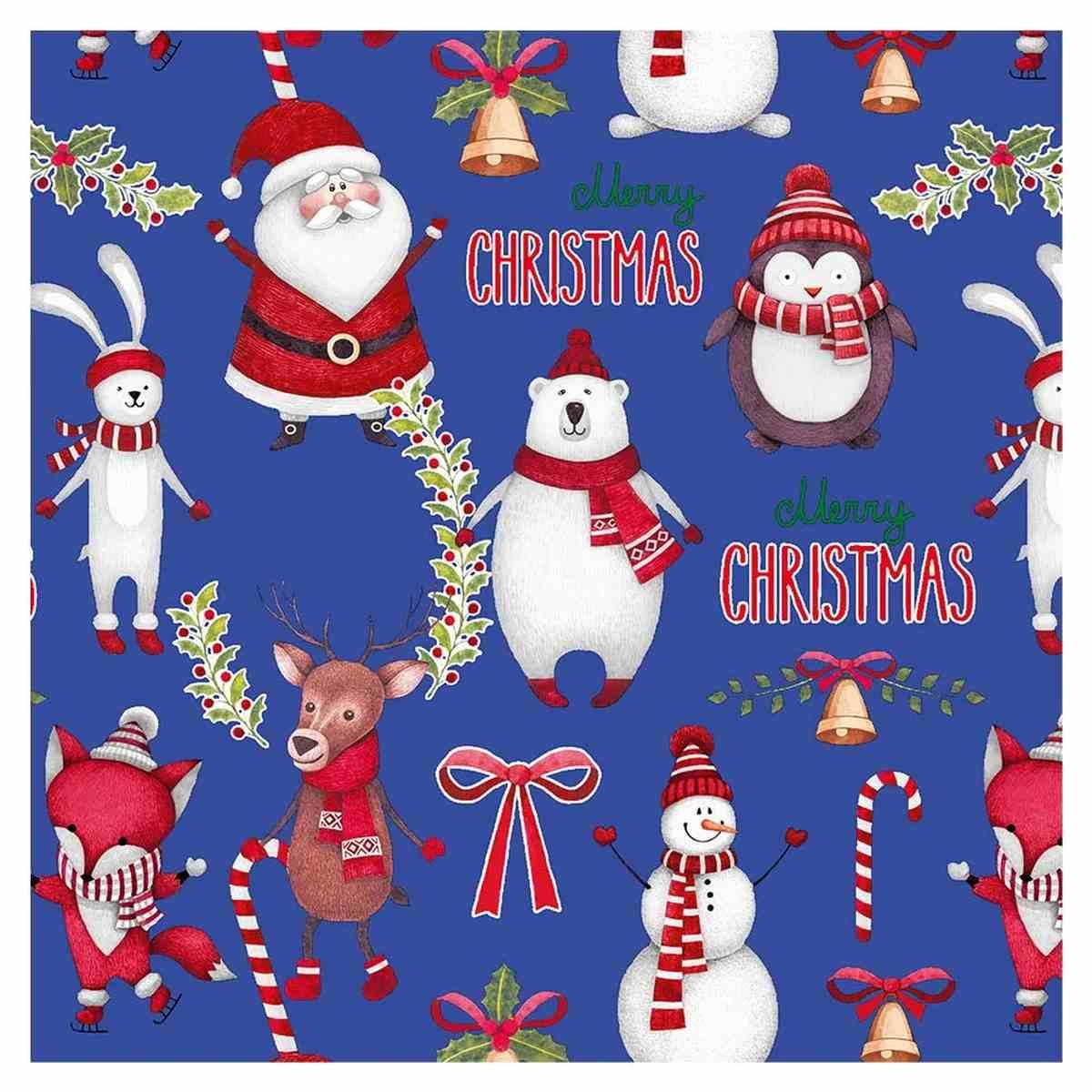 Niji - carta regalo patinata 60 g/m2 - 10 fantasie - rotolo 100 x 500 cm