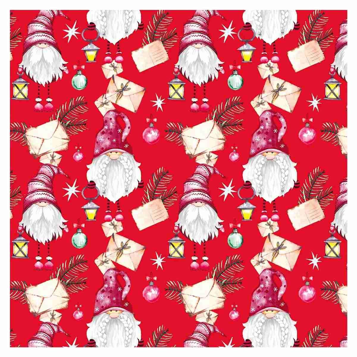 Niji - carta regalo patinata 60 g/m2 - 10 fantasie - rotolo 100 x 500 cm