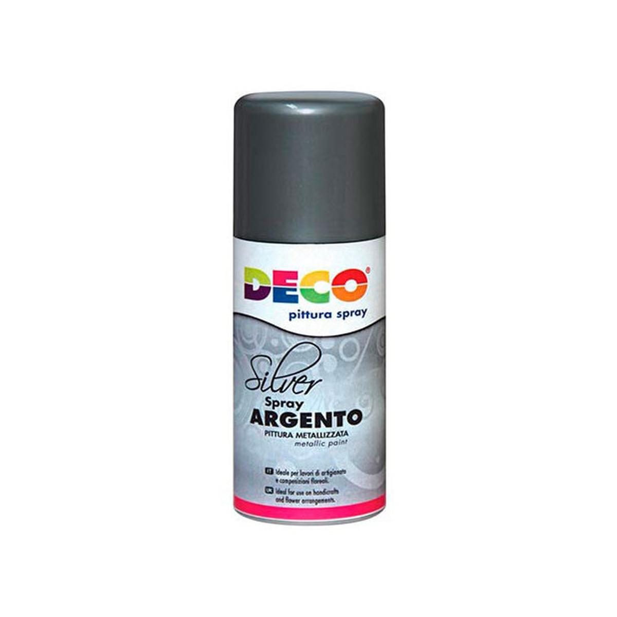 Bomboletta vernice spray argento - 150 ml