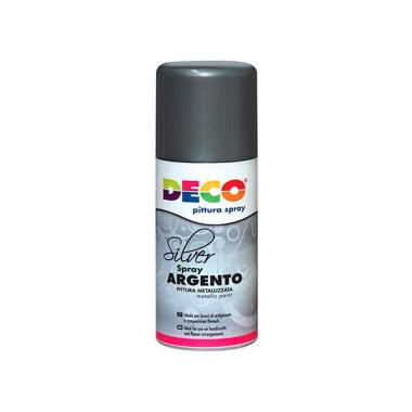 Bomboletta vernice spray argento - 150 ml
