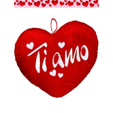 CUORE CM 75 SCRITTA "TI AMO"