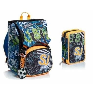 Schoolpack sj gang city explorer - zaino sdoppiabile big + astuccio 3 zip