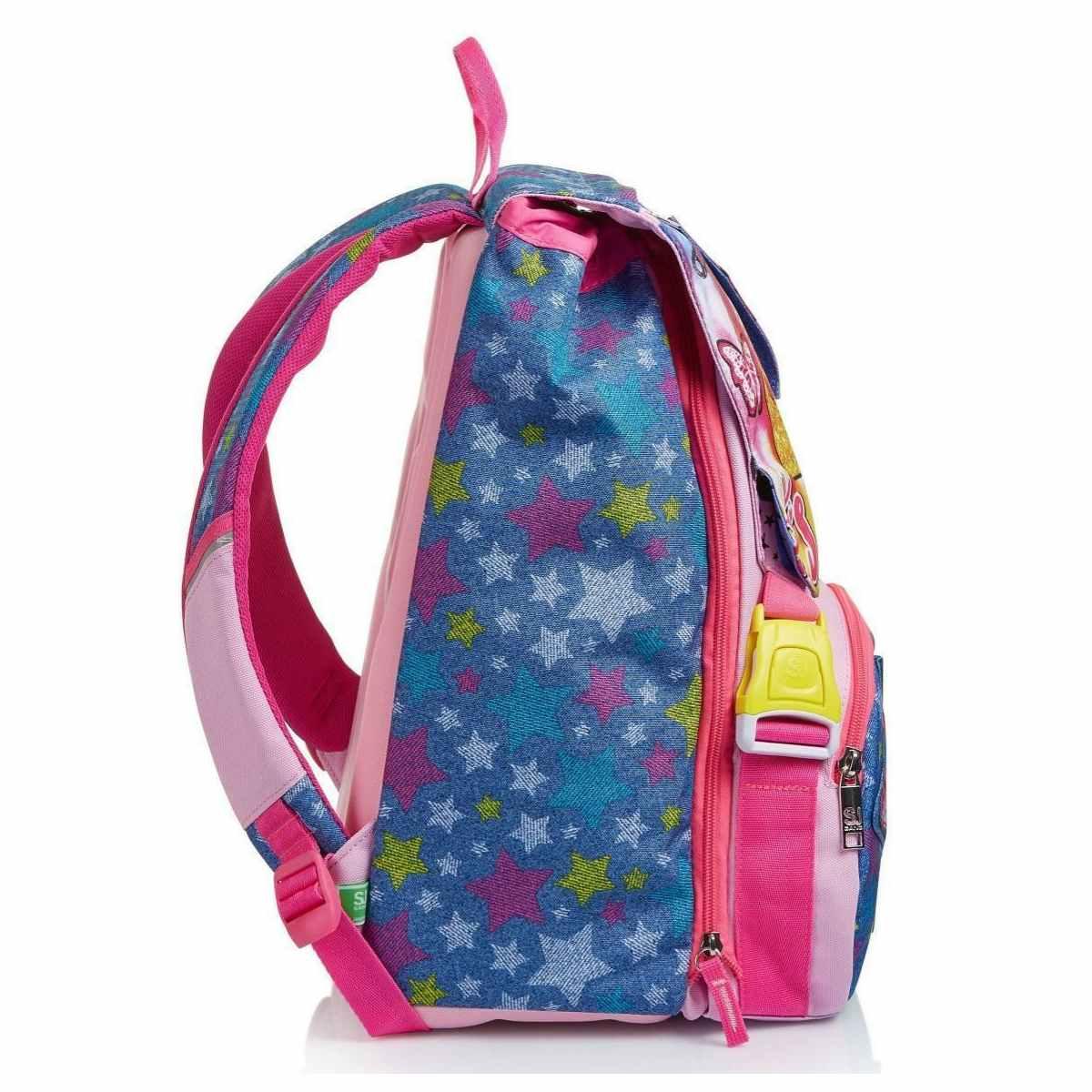 Schoolpack zaino estensibile + 3 zip sj gang facce new da sj girl