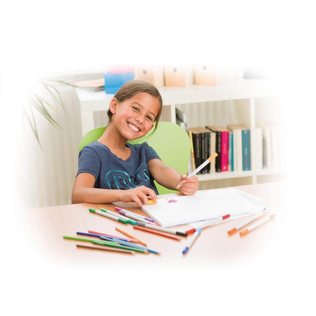 Pelikan - pastelli esagonali laccate - astuccio da 24 matite colori brillanti