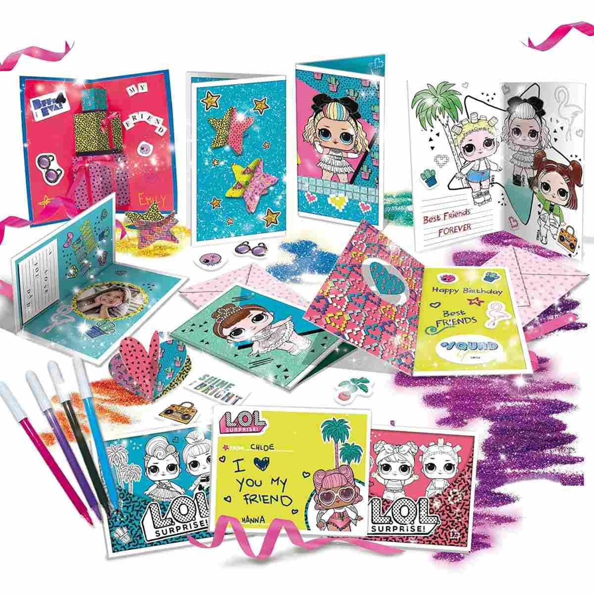 Lisciani giochi - gioco per bambini lol surprise greeting cards