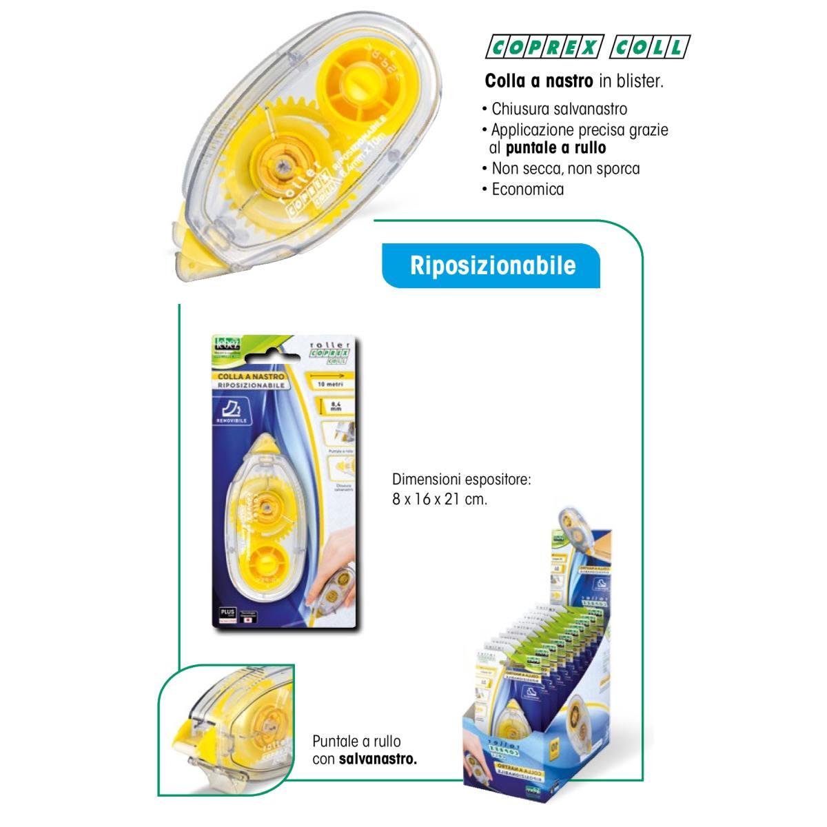Lebez - colla a nastro riposizionabile coprex coll