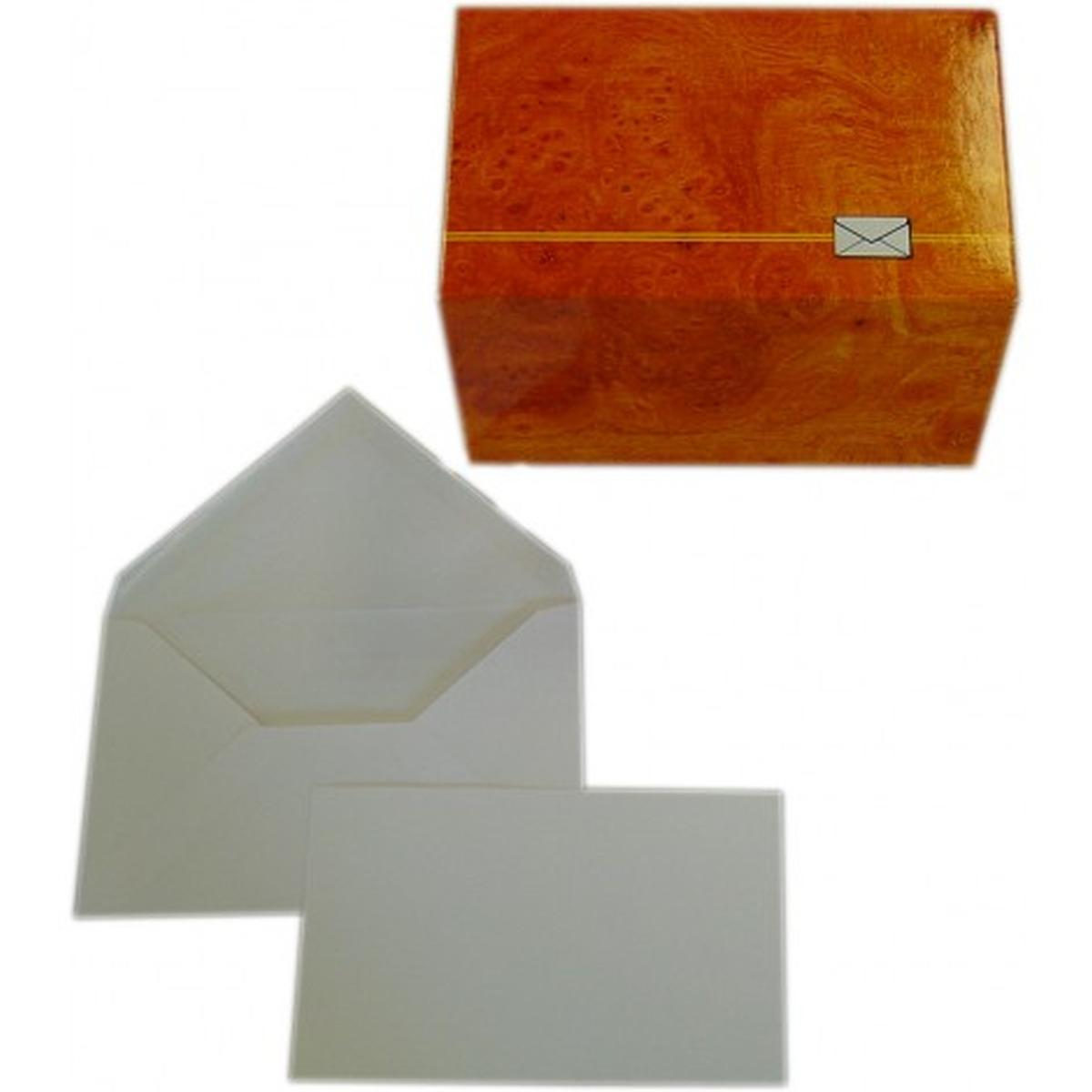 Blasetti biglietti e buste - bianco - 100 + 100 pz - formato 4