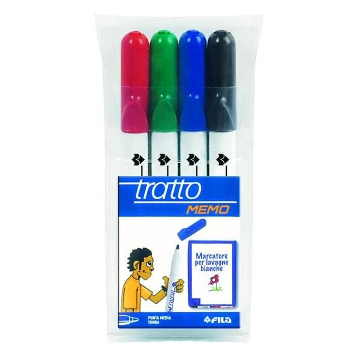 Tratto memo colori assortiti 4 pz